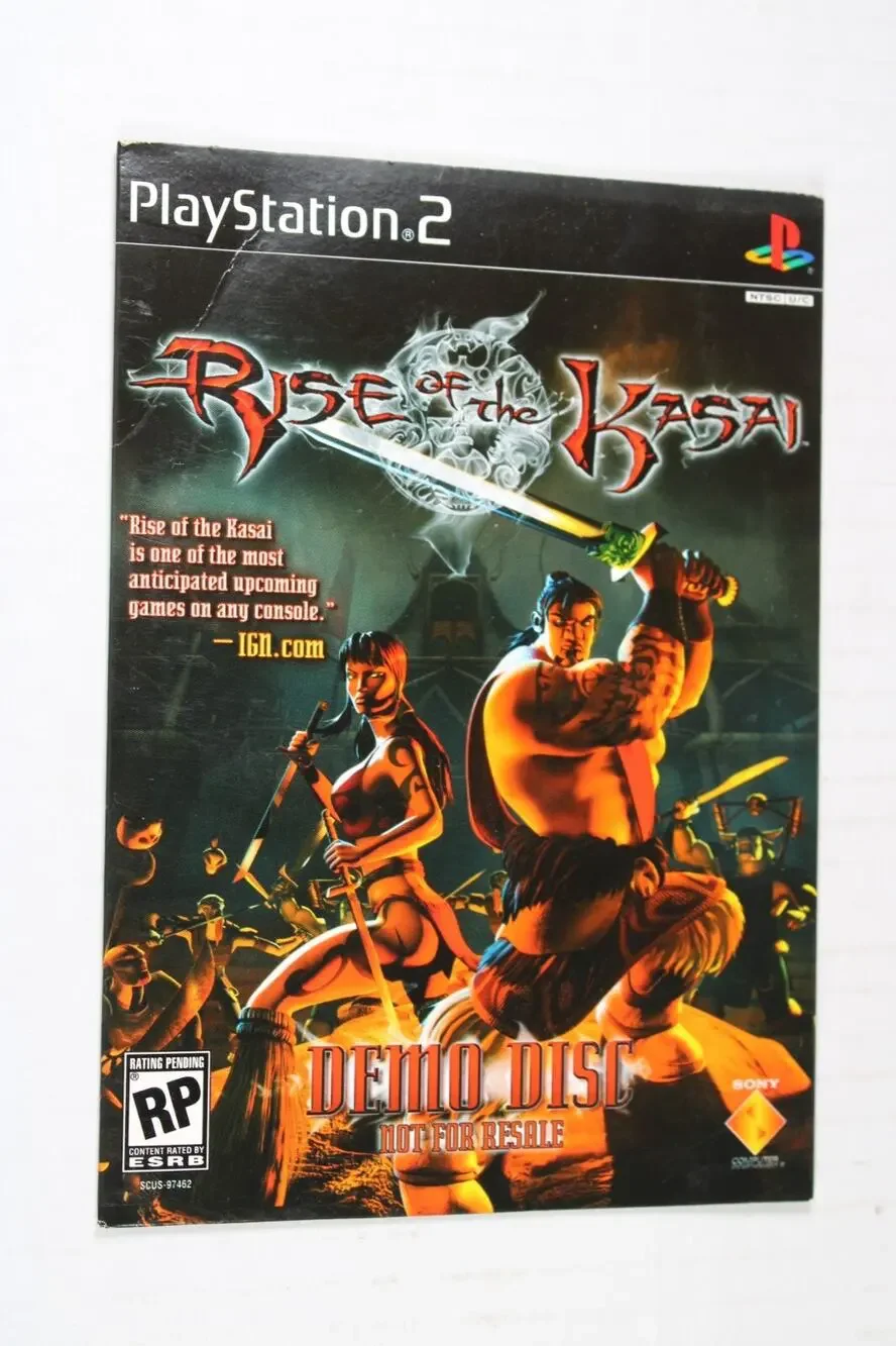 Rise of the Kasai Demo Disc PS2 (Sony Playstation 2, 2005) New and Sealed